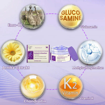 🍀Naturbelassen® Emu-Öl und Kurkuma Schmerzgel👨‍⚕️ CE genehmigt 💥