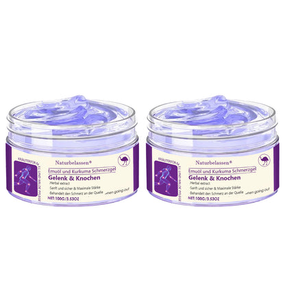 🍀Naturbelassen® Emu-Öl und Kurkuma Schmerzgel👨‍⚕️ CE genehmigt 💥