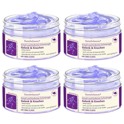🍀Naturbelassen® Emu-Öl und Kurkuma Schmerzgel👨‍⚕️ CE genehmigt 💥