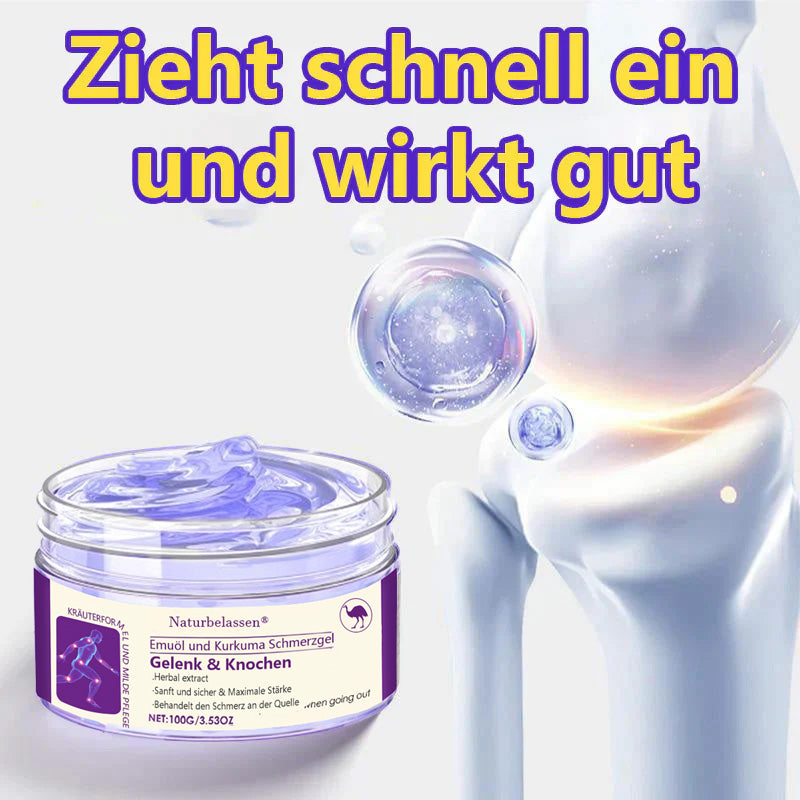 🍀Naturbelassen® Emu-Öl und Kurkuma Schmerzgel👨‍⚕️ CE genehmigt 💥