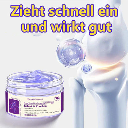 🍀Naturbelassen® Emu-Öl und Kurkuma Schmerzgel👨‍⚕️ CE genehmigt 💥