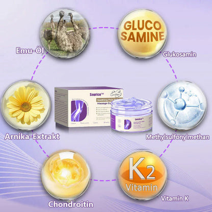🍀💪OFFICIAL SALE: Seurico™ Schmerzlinderndes Massage-Gel mit Kurkuma und Emu-Öl zur Linderung von artritidy👨‍⚕️ Genehmigt von der American Osteopathic Association (IOA)💥